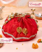 Load image into Gallery viewer, Red Tissue गोद का कपड़ा / Dori Rumal