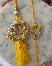 Load image into Gallery viewer, Elegant Lumba with Bhai Rakhi Pair