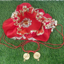 Load image into Gallery viewer, Red Tissue गोद का कपड़ा / Dori Rumal