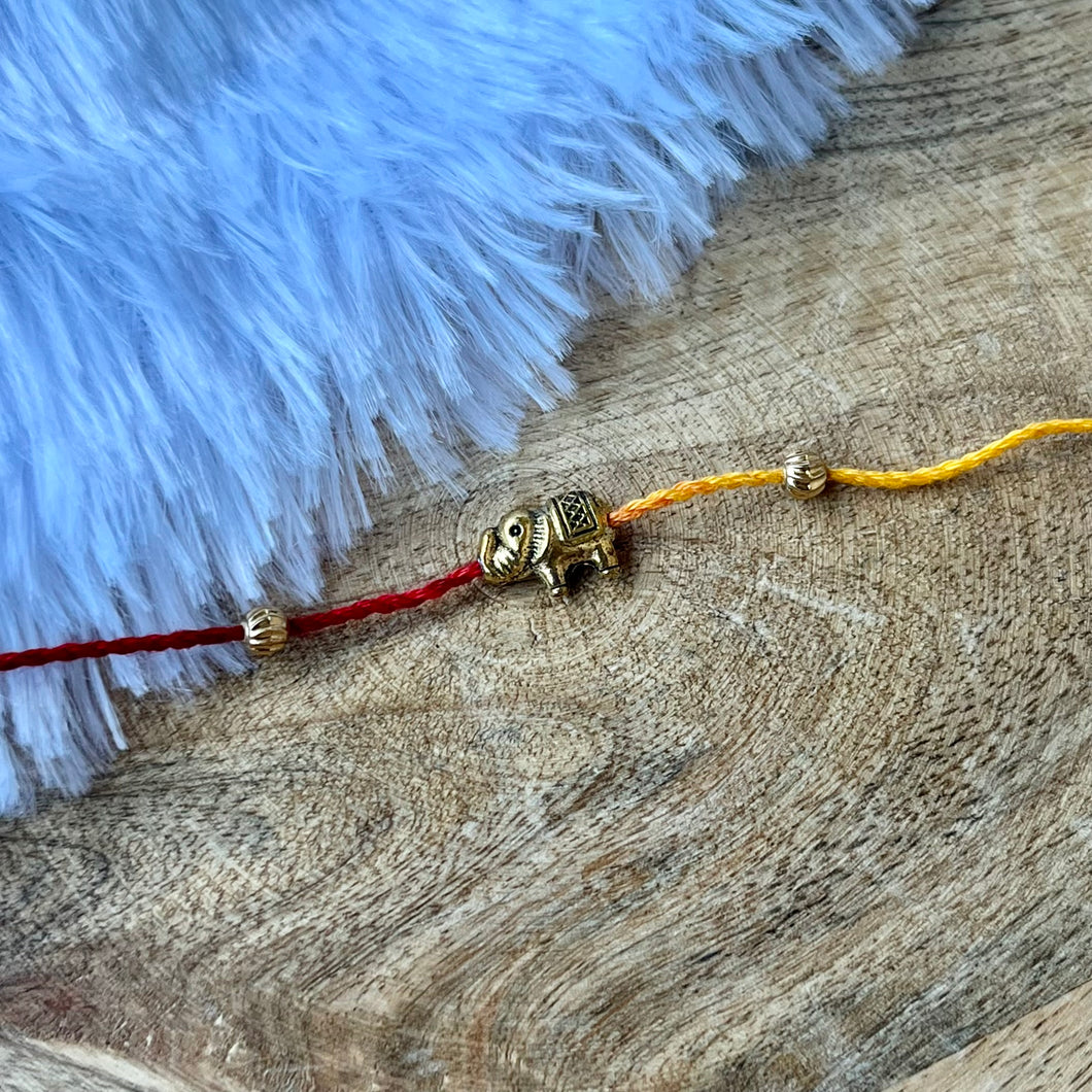 Delicate Elephant Mauli Rakhi