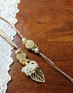 Elegant delicate Lumba with Bhai Rakhi