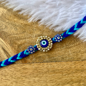 Beautiful Evil Eye Bhai Rakhi