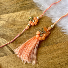 Load image into Gallery viewer, Delicate Lumba with Bhai Rakhi Pair
