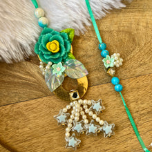 Load image into Gallery viewer, Modern Fashionable Lumba with Bhai Rakhi Pair
