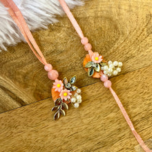 Load image into Gallery viewer, Delicate Pretty Lumba with Bhai Rakhi Pair

