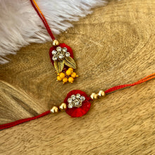 Load image into Gallery viewer, Sleek Taditional Lumba with Bhai Rakhi Pair
