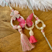 Load image into Gallery viewer, Elegant Butterfly Lumba with Bhai Rakhi Pair
