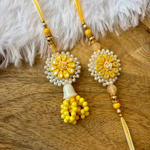 Load image into Gallery viewer, Beautiful Floral Lumba with Bhai Rakhi Pair
