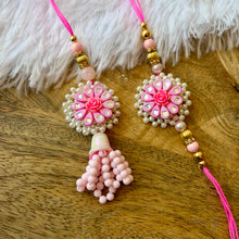 Load image into Gallery viewer, Beautiful Floral Lumba with Bhai Rakhi Pair
