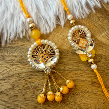 Load image into Gallery viewer, Contemporary Lumba with Bhai Rakhi Pair
