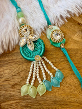 Load image into Gallery viewer, Smart Crochet Fusion Lumba with Bhai Rakhi Pair
