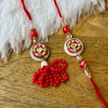 Load image into Gallery viewer, Contemporary Lumba with Bhai Rakhi Pair
