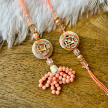 Load image into Gallery viewer, Contemporary Lumba with Bhai Rakhi Pair
