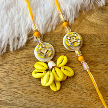 Load image into Gallery viewer, Contemporary Lumba with Bhai Rakhi Pair
