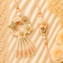 Load image into Gallery viewer, Pretty Elegant Lumba with Bhai Rakhi Pair
