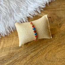 Load image into Gallery viewer, Delicate Rudraksh  Evil Eye Rakhi
