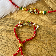 Load image into Gallery viewer, Traditional Bracelet with Bhai Rakhi Pair
