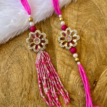 Load image into Gallery viewer, Contemporary Lumba with Bhai Rakhi Pair
