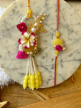 Load image into Gallery viewer, Beautiful Contemporary Lumba with Bhai Rakhi Pair

