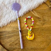 Load image into Gallery viewer, Vibrant Teddy Bracelet with Pen &amp; a Cap Holder
