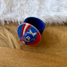 Load image into Gallery viewer, Captain America Spinner Slap Band
