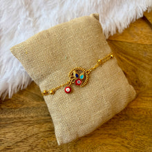 Load image into Gallery viewer, Evil Eye Metallic Bracelet
