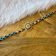 Load image into Gallery viewer, Beatiful Kundan Knotted Rakhi
