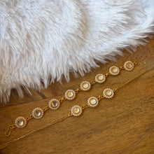Load image into Gallery viewer, Kundan Bracelet with Bhai Rakhi Pair
