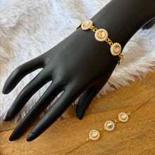 Load image into Gallery viewer, Kundan Bracelet with Bhai Rakhi Pair
