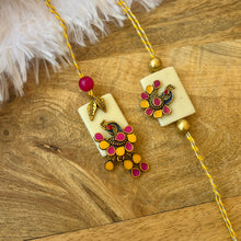 Load image into Gallery viewer, Beautiful Peacock Lumba with Bhai Rakhi Pair
