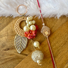 Load image into Gallery viewer, Pretty Bag Charms Lumba with Bhai Rakhi Pair

