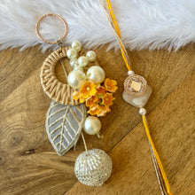 Load image into Gallery viewer, Pretty Bag Charms Lumba with Bhai Rakhi Pair
