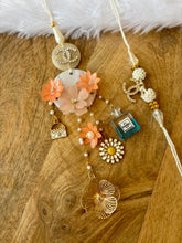 Load image into Gallery viewer, Gorgeous Coco Chanel Handcrafted Lumba with Bhai Rakhi Pair
