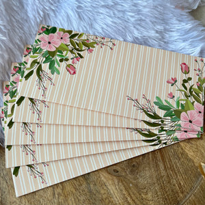 Smart Floral Paper Envelope (Set of 5)