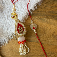 Load image into Gallery viewer, Beautiful Contemporary Lumba with Bhai Rakhi Pair
