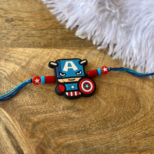 Load image into Gallery viewer, Smart Captain America Rakhi
