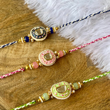 Load image into Gallery viewer, Exclusive Kundan Meenakari Rakhi
