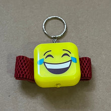 Load image into Gallery viewer, Smiley Keychain Band Kids Rakhi with light  (Mixed)
