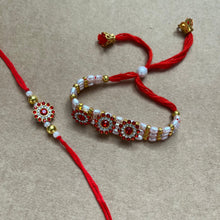 Load image into Gallery viewer, Adjustable Bracelet &amp; Bhai Rakhi Pair
