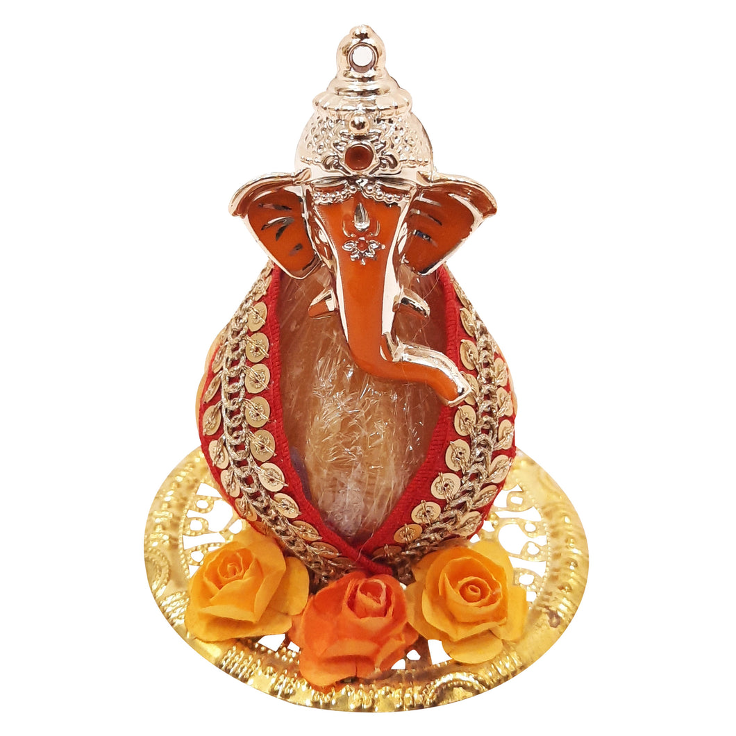 Modak Shaped Jaggery (Gud) with Ganesha