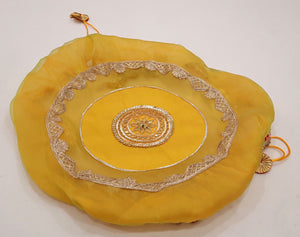 Lemon Yellow गोद का कपड़ा / Dori Rumal