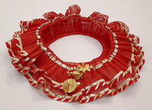 Load image into Gallery viewer, Red Pooja Thaal Frill
