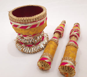 Decorated Okhli/Ukhal & Musal