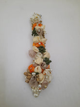 Load image into Gallery viewer, Bridal Floral Jewellery Set in White &amp; Orange
