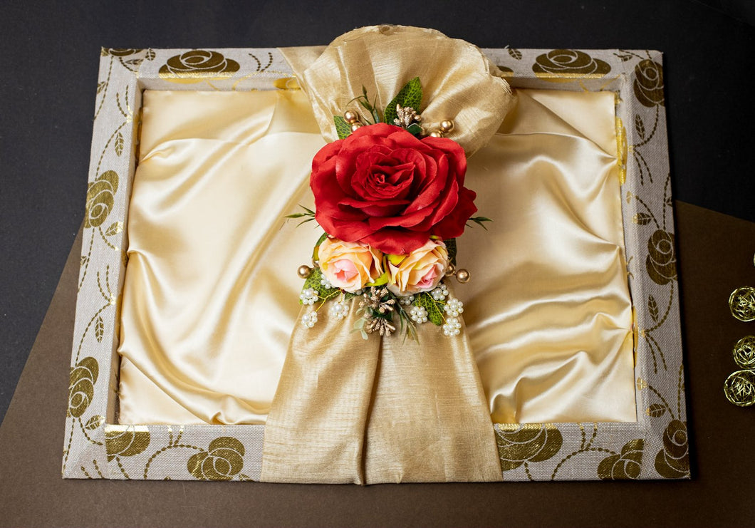 Decorated Jute Tray